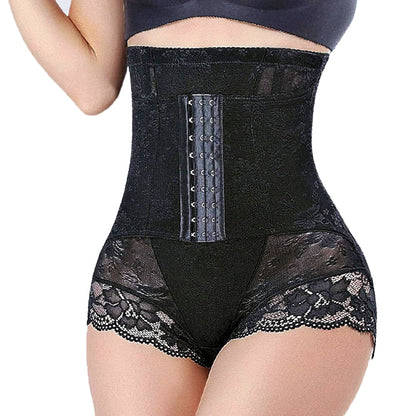 Lace Zipper Shaper Panties