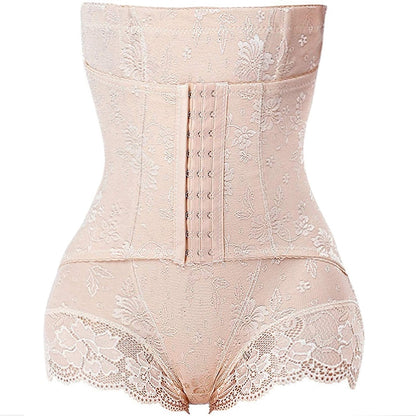 Lace Zipper Shaper Panties